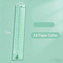 Cortador de papel A3, Recortador de fotos portátil pequeño, Cuchillo de corte de papel manual - Una pieza - Ver 13