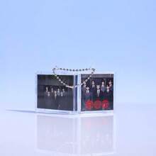 热门K-POP迷你专辑挂件，带NFC功能（APPLE MUSIC），迷你CD专辑盒，链条DVD盒，NFC CD盒，明星粉丝周边DIY纪念迷你CD挂件钥匙扣 - 彩色 - 查看 6