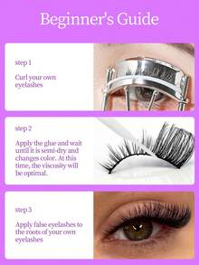 5 Pairs European & American Style Natural Thick Curly 3D Lash Extensions - View 6