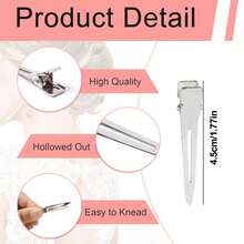 5pcs/10pcs/20pcs/50pcs/100pcs Professional Curling Metal Hair Clips - Salon Quality, Volumizing Root Fixers, Suitable For Styling, Trimming And Curling - Durable, Easy To Use, Gentle On Hair. - Multicolor - View 2