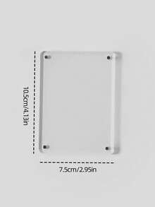 Khung ảnh mini acrylic từ tính, giá đỡ ảnh trong suốt cho ảnh 3 inch và ảnh thẻ Kpop, khung ảnh treo tường tự làm và trang trí nam châm tủ lạnh, giá trưng bày không cần khoan cho nhà và văn phòng. - Nhiều màu - Xem 9
