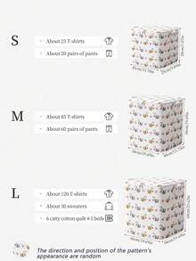 1个树懒图案大容量收纳袋/盒，适合存放衣物、毯子、床上用品、玩具等，配有结实的拉链，可折叠，无需钢架支撑，防尘防潮，适合存放家居用品、衣物和换季物品。 - 彩色 - 查看 11
