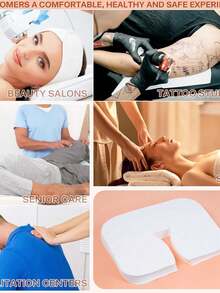 100 Khăn mặt dùng một lần không dệt, chống bám bẩn, có lỗ thông hơi, dùng cho bàn massage, giường ngủ, salon, mềm mại, chống bẩn, chăm sóc da, đồ dùng cho salon làm đẹp và spa, có lỗ thông hơi hình chữ thập. - Nhiều màu - Xem 5
