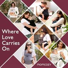 Momcozy Baby Carrier For Newborns To Toddlers – Ergonomic, Comfortable And Lightweight, Suitable For 3–20 Kg, Easy To Attach - Black - View 9