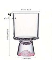 An 11.5 Oz Pink Mountain-Themed Drinking Mug, A Sophisticated And Uniquely Designed Stemmed Glass For Drinks, Coffee, Ice Cream Cones, And Wine, Perfect As A Gift For Christmas, Halloween, Thanksgiving, And Other Holidays. - Xem 9