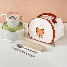 1100ML Round Transparent Plastic Lunch Box, Sealed Leak Proof Bento Box, Portable Fruit Salad Container, Microwave Heated Food Storage Container, Large Capacity Refrigerator Fruit Vegetable Preservation Box, Suitable For Students & Adults To Use At School, Office, Travel, Camping, Picnic, Back To School - Multicolor - View 19