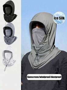 2/1 Mặt nạ trùm đầu che kín mặt, tay áo che nắng, mặt nạ chắn gió mùa hè, bảo vệ cổ, mặt nạ che nắng thoáng khí - Nhiều màu - Xem 7