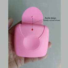 1pc Square Sanitary Napkin Storage Box, Lockable Flip Cover, Waterproof Plastic Case, Portable Mini Compact, Convenient For Ladies, Cute Tampon/Pad Holder Box, Holds 6pcs Stick-Shaped Tampons, Not Suitable For Pad-Type - Multicolor - View 6