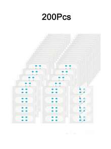 200/160/120/80/40 pièces Super fines bandes de levage du visage invisibles, convenant pour les yeux, le double menton et le cou, patchs transparents pour le modelage du visage, outils de levage du visage et de soins du visage - Transparent - Voir 8