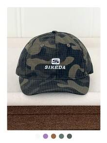 1pc Vintage American Short Brim Camo Baseball Cap, Unisex Breathable Quick-Dry Casual Adjustable Snapback Hat,Summer,Beach,Holiday,Festival,Travel - SIKE Short Eaves Camouflage - View 15