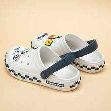 Miniso Dép lê sọc cổ điển Snoopy, chất liệu mềm mại thoải mái, đế chống trượt bền chắc, dép đi trong nhà mùa hè, món quà hoàn hảo, chất liệu EVA (1 chiếc) - Nhiều màu - Xem 5