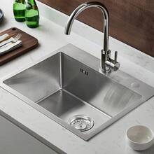 Stainless Steel Basket Sink Strainer With Nail And Rubber Stopper, Universal Type - A - View 3