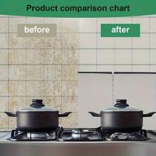 Tấm chắn dầu mỡ nhà bếp, dụng cụ nhà bếp, đồ dùng nhà bếp, tấm che mặt bếp, vật dụng thiết yếu nhà bếp, tấm chắn dầu mỡ bằng thép không gỉ, phù hợp với bếp, tấm chắn dầu mỡ nhà bếp có thể gập lại. - Viền đen dày - Xem 9