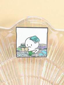 1 chiếc ghim cài áo hình nhân vật hoạt hình dễ thương dành cho người yêu sách, huy hiệu kim loại thời trang cài ve áo, ghim cài áo, ba lô, quần áo, trang sức, túi xách, quà tặng tốt nghiệp không thể thiếu. - Nhiều màu - Xem 4