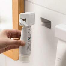 Toothpaste Squeezer Tool - Handheld Face Cleansing Device, Wall-Mounted Toothpaste Dispenser With Handle Stand For Storage And Organization - A - View 5