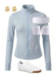 ADD MODA REF ZT010 UV PROTECTIVE JACKET FOR WOMEN - Blue - View 8