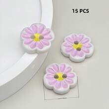 15/21/28/35 chiếc cúc nhựa hình hoa mai 10 cánh màu kẹo tươi tắn, kích thước 0.6 inch, thích hợp làm phụ kiện quần áo trẻ em, cúc trang trí may tay cho áo len, áo khoác, quà tặng ngày Valentine, đồ may mặc và thủ công tự làm, đồ dùng nghệ thuật, phụ kiện may vá. - Hoa mười cánh - Xem 14