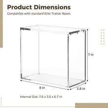 ETB Protector Case, Acrylic Display Case With Metal-Gripping Lid, Box, Clear Dustproof & Waterproof Collectible Storage Box, Compatible With Elite Trainer Box - mặc định - Xem 4