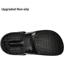 Breathable Slip Resistant Work Clogs For Kitchen And Garden - 黑色 - 查看 3