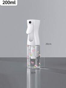 鬱金香圖案可補充 PET 透明旅行噴霧瓶，多功能細霧噴霧瓶，適合旅行與商務出差，可用於卸妝分裝、可重複使用髮噴瓶，連續噴霧，適用於髮型造型、清潔、植物澆水、臉部保濕，母親節禮物 - 彩色 - 查看 13