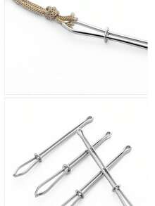 Dụng cụ xỏ chỉ thun đa năng, dễ sử dụng, thích hợp cho dây thun eo, chỉ thêu chữ thập, dùng trong gia đình, tự làm, may vá, sửa chữa quần áo. - kẹp đàn hồi - Xem 6