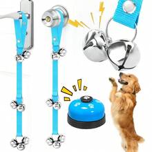 1 chiếc chuông cửa cho chó có thể điều chỉnh để huấn luyện đi vệ sinh - Chuông cửa kim loại 1.4 inch cực lớn với dây xích có thể điều chỉnh, dễ sử dụng, phù hợp với chó lớn, dụng cụ huấn luyện chó, hỗ trợ huấn luyện chó con, thiết kế thời trang - Nhiều màu - Xem 2
