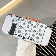 Leaf Pattern Game Console Protective Case, OLED Body Protective Shell + Controller Protective Cover - View 11
