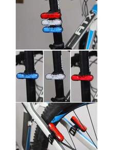 Luz Trasera LED para Bicicleta, Recargable por USB, Impermeable, Luz de Advertencia de , Accesorios para Ciclismo IPRJ - Azul - Ver 6