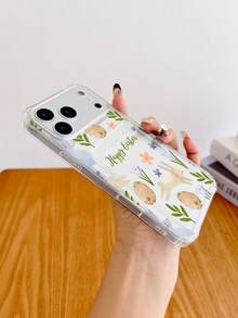 1 chiếc ốp lưng điện thoại TPU trong suốt hình thỏ Phục Sinh và trứng, chống sốc, có ngăn đựng thẻ, thời trang, đa năng, sáng tạo, tương thích với iPhone 6s 7 8 Plus X XR XS 11 12 13 14 15 16 17 Pro Max Mini Plus Air, A14 A54 A56 A31 4G A23, Note 8 Pro, Note 14 Pro 4G, Note 12 4G, A98, S24 S25 Ultra, 15 Pro Ultra 17 Pao Max, phiên bản quốc tế, không phải phiên bản nội địa. - Nhiều màu - Xem 4