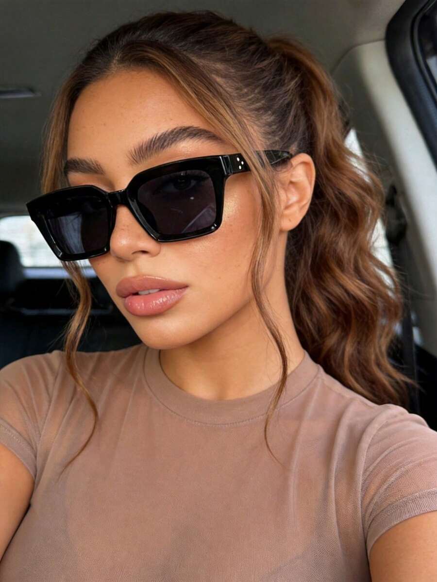 1 Paar modische Damen Modebrillen, leuchtende Farben, süß & stylisch, geeignet für Straßenmode, Bars, Clubs, Musikfestivals, passend für alle Gesichtsformen