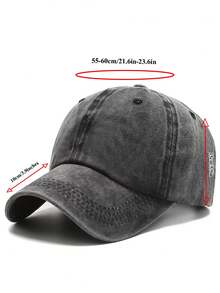 1pc Men's Mountain Embroidery Pattern Lightweight Breathable Adjustable Strap Baseball Cap, Suitable For Outdoor Leisure, Personalized Fashion, Beach, Camping, Travel, Daily And Formal Occasions - Machine Washable Unisex Baseball Cap,Summer,Holiday - Embroidered Mountain Baseball Cap - View 2