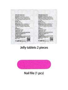 12片装 Y2K 手工按压式脚趾甲，黑色，法式风格，立体蝴蝶结图案，小巧香氛，可爱可拆卸，适合女性和女孩日常舞会佩戴，美甲礼品包含脚趾甲果冻胶和摩擦条。 - 彩色 - 查看 11