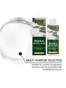 Pegamento para piedras, aglutinante de piedras para paisajismo, pegamento para fijar piedras trituradas al aire libre, adhesivo multiusos - A - Ver 11