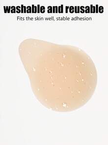 Áo nâng ngực silicon tự dính vô hình kèm 2 miếng đệm silicon. Thiết kế mềm mại và mỏng nhẹ, phù hợp cho mặc hàng ngày, khi bơi, mặc quần, dự tiệc và lễ hội. - Gầy - Xem 9