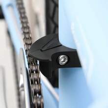 Protector de Cadena Anti-Caída Plegable para Bicicleta, Guía de Cadena Ajustable, Estabilizador Anti-Caída, Accesorio Universal para Bicicleta, 1 Pieza CARC - Negro - Ver 6