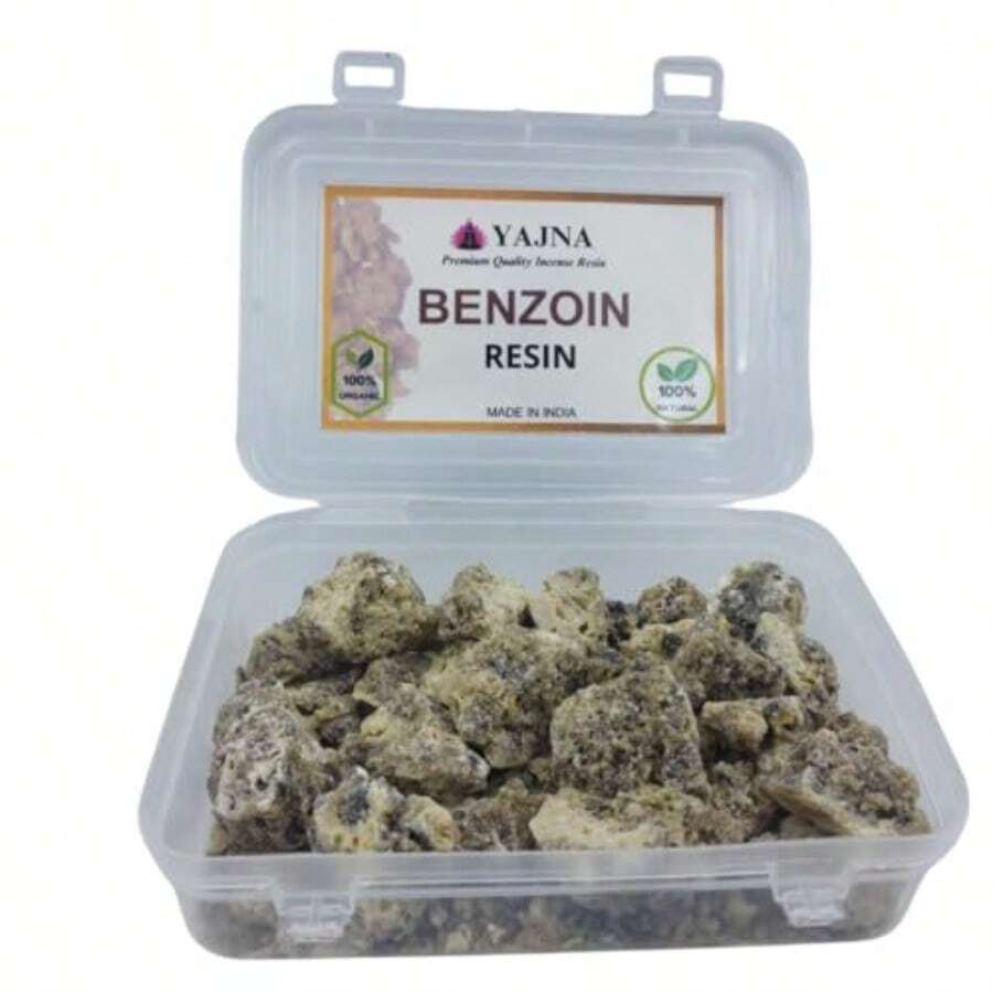 100% Pure--N-Zoin-Resin-By- -Organic Tree-Gum-Incense-Solid-Crystals Ic-Incense-Tear-Rock- Ideal--Meditation-Rooms-Yoga-Stus 0.5Lb-226.7-Grams-8-Ounce - Benzoin Resin - View 1