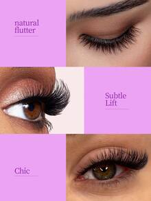 5 Pairs European & American Style Natural Thick Curly 3D Lash Extensions - View 5