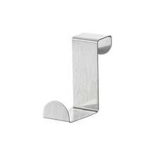 1 pieza Gancho en forma de Z de acero inoxidable - Perchero multiusos apto para cocina, gabinete, dormitorio y armario, sin necesidad de perforar, fácil instalación - Plateado - Ver 5
