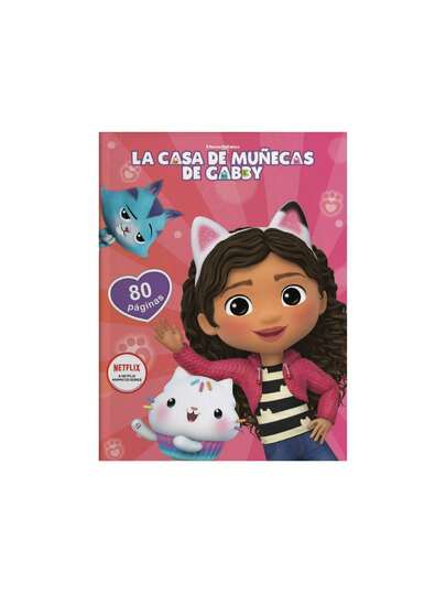  GAIRET Libro para Colorear La Casa de Muñecas de Gabby LC8022-GDH014180 con Páginas de Actividades, Dibujos, Manualidades y Juegos, Edición Infantil Ideal para Niños, Publishing, Paperback, Regalo