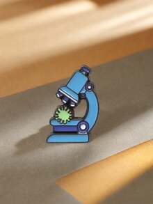 6pcs Chemical Beaker Brooch, Cartoon DNA Chain Microscope Badge, Personalized Lapel Pin For Clothes, Shoes, Bags, Gifts For Friends And Classmates On Holidays And Parties - Multicolor - View 10
