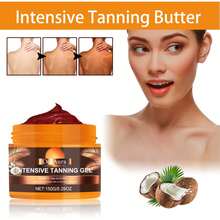 OceAura 150g Self Tanner Lotion + Darkening Repair Gel – Sunless Tanning For Summer Beach, Natural Wheat Skin Color, Moisturizing Body Care With Vitamin E, Carrot Seed Oil, Even Glow, Long-Lasting Hydration,Skin Care,Travel Essential,Quick Ship Items - Orange - View 5