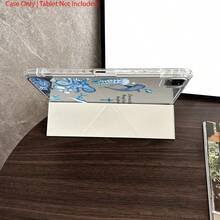 1 件基督教海洋生物印花保护套，带笔槽，适用于 iPad 10.9/10.2/ Air 第五代/Pro 11/第十代/9.7/Air 2/（第七代）/（第八代）/ Air 4/5/ Pro 11/ 第十代 10.9 英寸 2022 款智能保护套/ Air 13（M3 2025）/ Air 11（M3 2025）/ Air 11（M3 2025）/ 11（A16 2025）/ 兼容 Galaxy Tab S10+/S9/A9，兼容小米 5/5PR/6/6PRO/7/7PRO - 彩色 - 查看 3