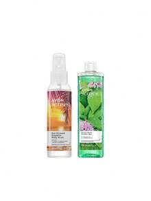 Avon [Bundle] Senses Sunkissed Sunsets Body Mist 100 Ml + Water Mint Shower Gel 500 Ml - Senses - View 1