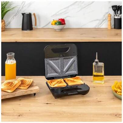  Sandwichera Rock'nToast Combo: Potencia, Versatilidad y Diseño Elegante de Cecotec