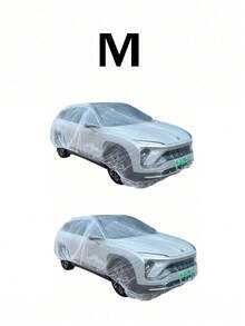 Bạt phủ xe bằng nhựa trong suốt | Bạt bảo vệ xe dùng một lần bằng màng PE trong suốt, chống mọi thời tiết, chống thấm nước, chống tuyết, chống bụi, chống tia UV | Loại đa năng, phù hợp với xe sedan, SUV, xe tải và nhiều loại xe khác | Có thể sử dụng trong nhà và ngoài trời, thích hợp cho việc đỗ xe ngắn hạn, bảo quản, chống bụi, chống gió và chống mưa khẩn cấp. - trong suốt - Xem 14