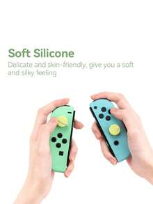 4pcs Silicone Thumb Grip Caps, Joystick Protective Cover Compatible With Nintendo Switch/OLED/Lite - View 6