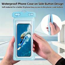 1/2/4pcs Thick Waterproof Pouch, Protects Phones Up To 7 Inches Deep In Water, Suitable For Swimming, Surfing, Rainy Travel, Beach, Boating And Water Activities - Multicolor - View 7