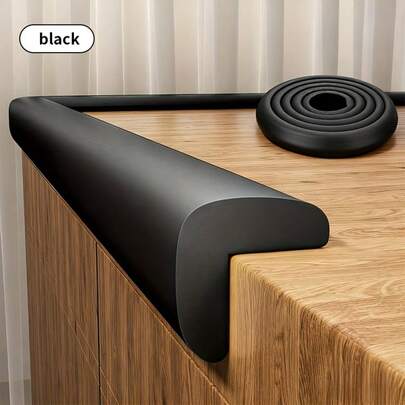 1 pièce Protecteurs d'angle de table - Fabriqués en caoutchouc durable, faciles à installer, préviennent efficacement les rayures, stabilisent les meubles, manchons de protection anti-rayures, produits de protection des meubles, protecteurs d'angle souples, conviennent pour la liaison des coins de table de salon à la maison.