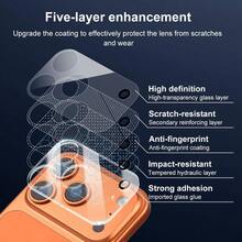 Miếng dán kính cường lực trong suốt tích hợp bảo vệ camera cho iPhone 17 Pro Max của XDcase. - Trong sáng - Xem 8