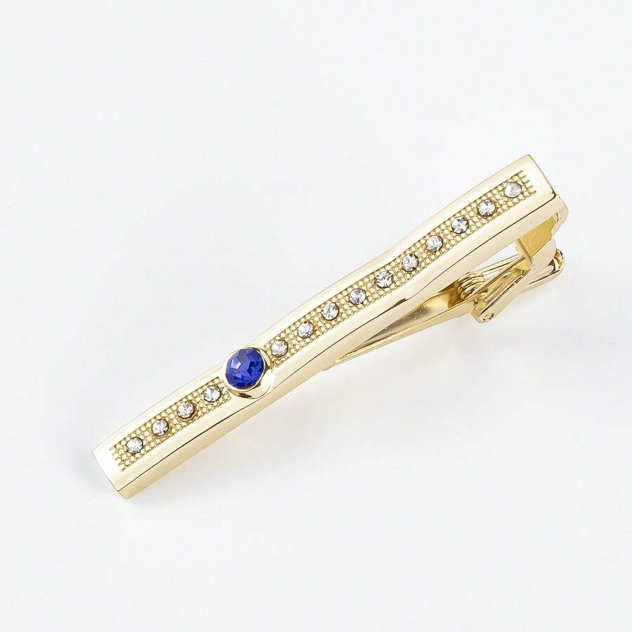 Fashion Business Light Luxury Tie Clip, Men's High-End Formal Tie Clip, Valentine's Day Gift - Silver - View 1